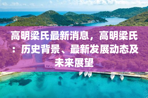 高明梁氏最新消息，高明梁氏：歷史背景、最新發(fā)展動態(tài)及未來展望