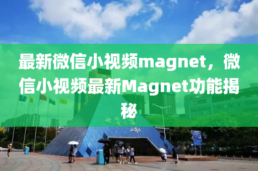 最新微信小視頻magnet，微信小視頻最新Magnet功能揭秘液壓動力機械,元件制造