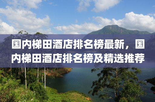 國內(nèi)梯田酒店排名榜最新，國內(nèi)梯田酒店排名榜及精選推薦液壓動力機械,元件制造