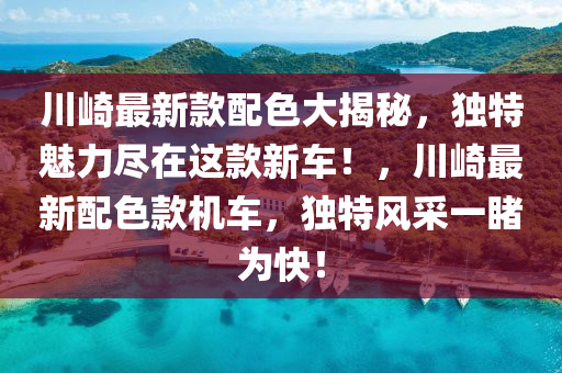 川崎最新款配色大揭秘，獨特魅力盡在這款新車！，川崎最新配色款機車，獨特風采一睹為快！