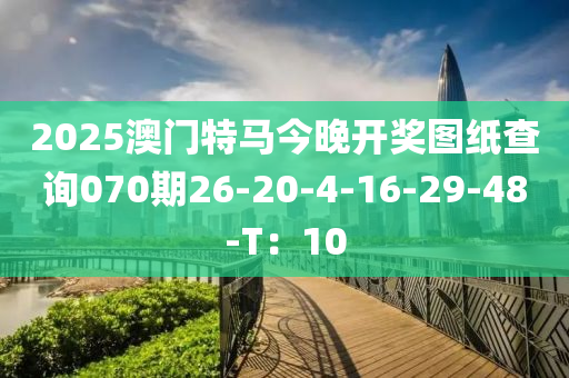 2025澳門特馬今晚開獎圖紙查詢070期26-20-4-16-29-48-T：10