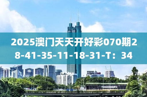 2025澳門天天開好彩070期28-41-35-11-18-31-T：34