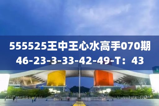 555525王中王心水高手070期46-23-3-33-42-49-T：43