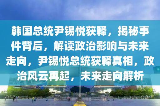 韓國總統(tǒng)尹錫悅獲釋，揭秘事件背后，解讀政治影響與未來走向，尹錫悅總統(tǒng)獲釋真相，政治風(fēng)云再起，未來走向解析液壓動力機械,元件制造