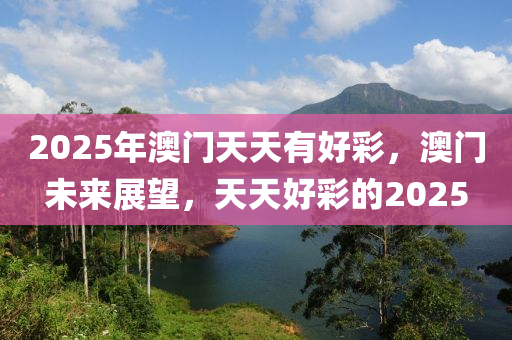 2025年澳門天天有好彩，澳門未來展望，天天好彩的2025液壓動力機械,元件制造