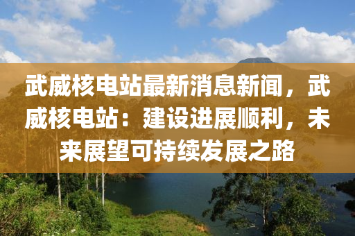 武威核電站最新消息新聞，武威核電站：建設(shè)進(jìn)展順利，未來(lái)展望可持續(xù)發(fā)展之路液壓動(dòng)力機(jī)械,元件制造