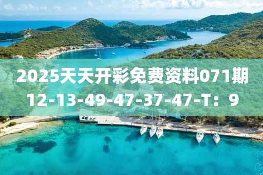 2025天天開彩免費(fèi)資料071期12-13-49-47-37-47-T：9