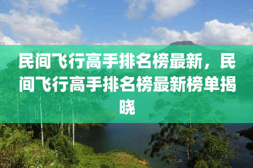 民間飛行高手排名榜最新，民間飛行高手排名榜最新榜單揭曉