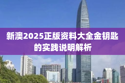 新澳2025正版資料大全金鑰匙的實踐說明解析