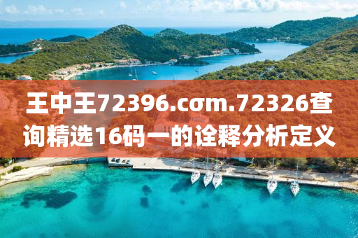 王中王72396.cσm.72326查詢精選16碼一的詮釋分析定義