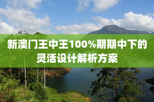 新澳門王中王100%期期中下的靈活設(shè)計(jì)解析方案