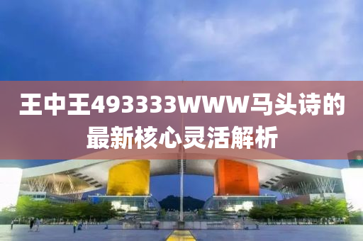 王中王493333WWW馬頭詩(shī)的最新核心靈活解析