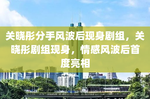 關曉彤分手風波液壓動力機械,元件制造后現(xiàn)身劇組，關曉彤劇組現(xiàn)身，情感風波后首度亮相