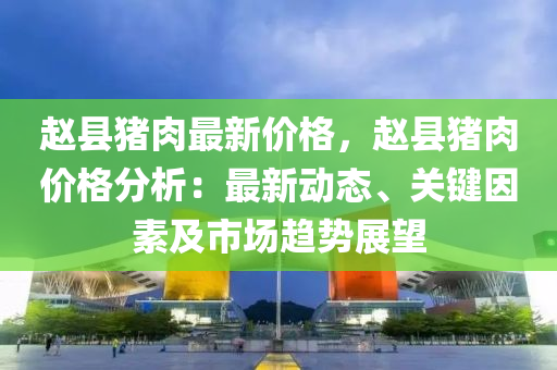 趙縣豬肉最新價格，趙縣豬肉價格分析：最新動態(tài)、關(guān)鍵因素及市場趨勢展望