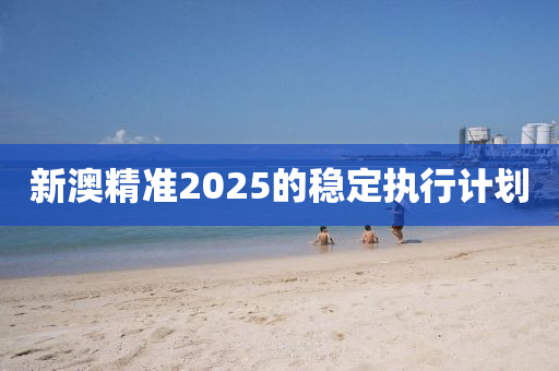 新澳精準(zhǔn)2025的穩(wěn)定執(zhí)行計劃