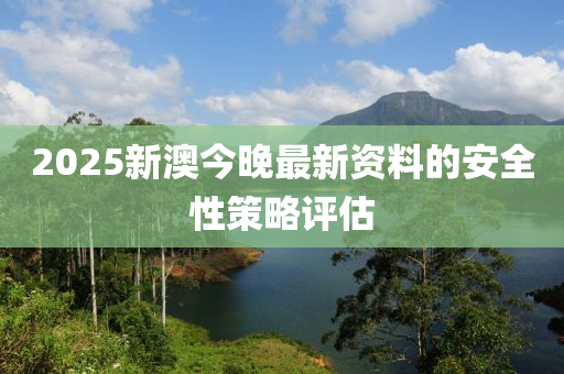 2025新澳今晚最新資料的安全性策略評(píng)估