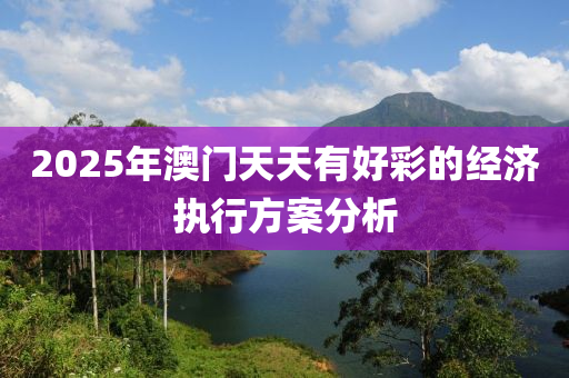 2025年澳門天天有好彩的經(jīng)濟(jì)執(zhí)行方案分析