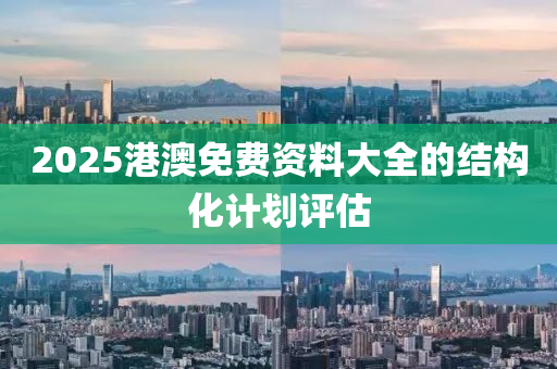 2025港澳免費資料大全的結構化計劃評估