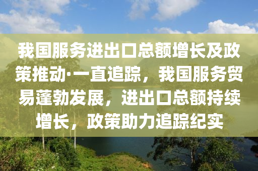 我國服務(wù)進(jìn)出口總額增長及政策推動·一直追蹤，我國服務(wù)貿(mào)易蓬勃發(fā)展，進(jìn)出口總額持續(xù)增長，政策助力追蹤紀(jì)實