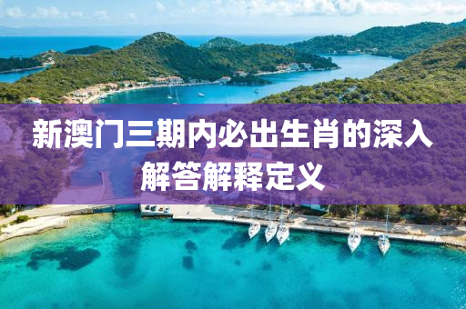 新澳門三期內(nèi)必出生肖的深入解答解釋定義