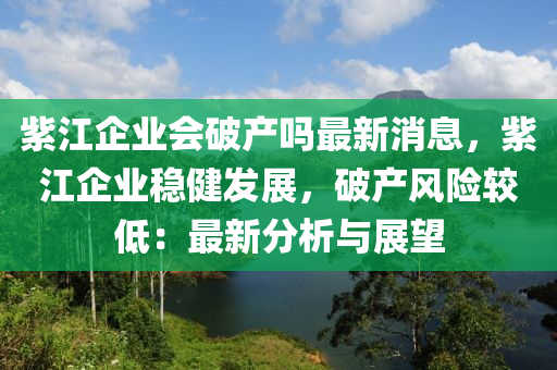 紫江企業(yè)會破產(chǎn)嗎最新消息，紫江企業(yè)穩(wěn)健發(fā)展，破產(chǎn)風(fēng)險較低：最新分析與展望