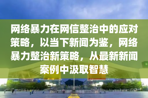 網(wǎng)絡暴力在網(wǎng)信整治中的應對策略，以當下新聞為鑒，網(wǎng)絡暴力整治新策略，從最新新聞案例中汲取智慧