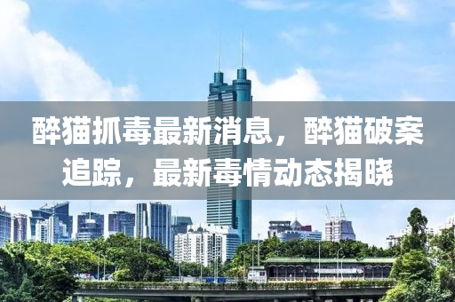 醉貓抓毒最新消息，醉貓破案追蹤，最新毒情動態(tài)揭曉液壓動力機械,元件制造