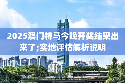 2025澳門特馬今晚開獎結(jié)果出來了;實地評估解析說明