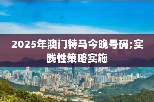 2025年澳門特馬今晚號碼;實(shí)踐性策略實(shí)施