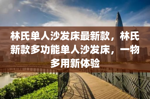 林氏單人沙發(fā)床最新款，林氏新款多功能單人沙發(fā)床，一物多用新體驗(yàn)