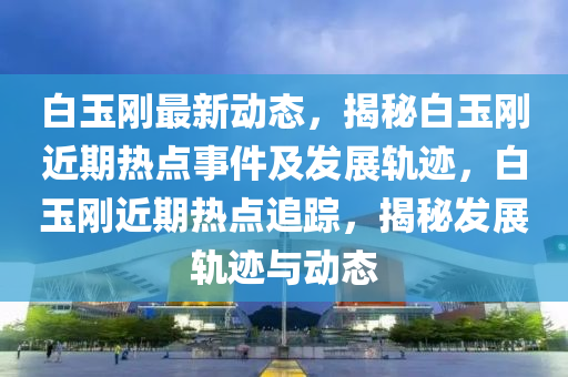 白玉剛最新動態(tài)，揭秘白玉剛近期熱點(diǎn)事件及發(fā)展軌跡，白玉剛近期熱點(diǎn)追蹤，揭秘發(fā)展軌跡與動態(tài)液壓動力機(jī)械,元件制造