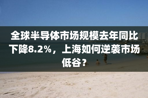 全球半導體市場規(guī)模去年同比下降8.2%，上海如何逆襲市場低谷？