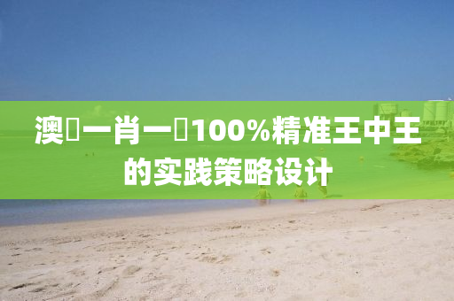 澳門一肖一碼100%精準王中王的實踐策略設計液壓動力機械,元件制造