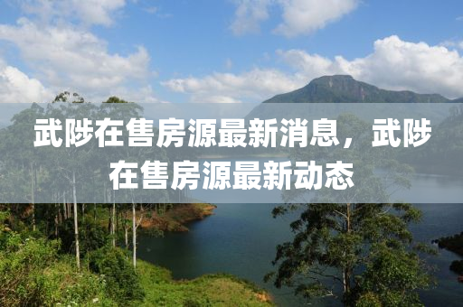 武液壓動力機械,元件制造陟在售房源最新消息，武陟在售房源最新動態(tài)