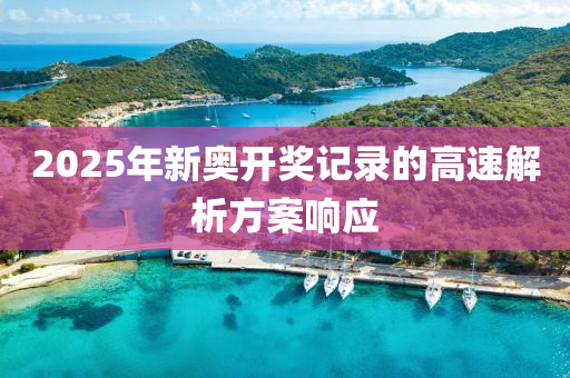 2025年新奧開獎記液壓動力機(jī)械,元件制造錄的高速解析方案響應(yīng)