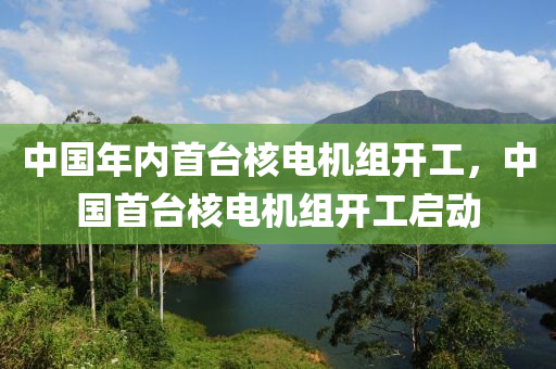 中國(guó)年內(nèi)首臺(tái)核電機(jī)組開工，中國(guó)首臺(tái)核電機(jī)組開工啟動(dòng)液壓動(dòng)力機(jī)械,元件制造