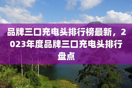 品牌三口充電頭排行榜最新，2液壓動力機械,元件制造023年度品牌三口充電頭排行盤點