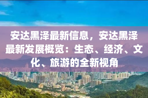 安達黑澤最新信息，安達黑澤最新發(fā)展概覽：生態(tài)、經(jīng)濟、文化、旅游的全新視角液壓動力機械,元件制造