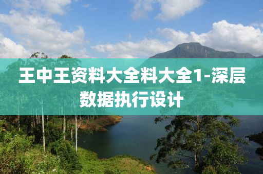 王液壓動力機械,元件制造中王資料大全料大全1-深層數(shù)據(jù)執(zhí)行設計