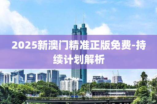 2025新澳門精準(zhǔn)正版免費-持續(xù)計劃解析