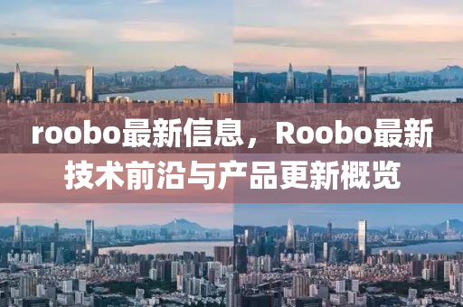 roobo最新信息，Roobo最新技術前沿與產品更新概覽