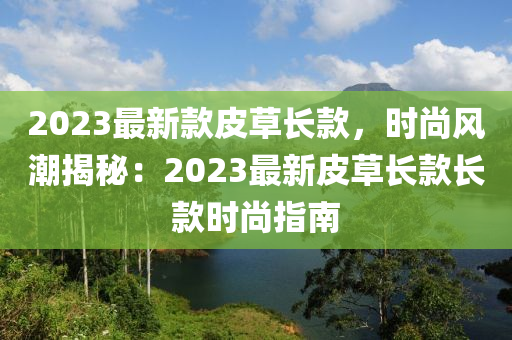 2023最新款皮草長款，時(shí)尚風(fēng)潮揭秘液壓動(dòng)力機(jī)械,元件制造：2023最新皮草長款長款時(shí)尚指南