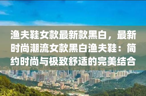 漁夫鞋女款最新款黑白，最新時(shí)尚液壓動力機(jī)械,元件制造潮流女款黑白漁夫鞋：簡約時(shí)尚與極致舒適的完美結(jié)合