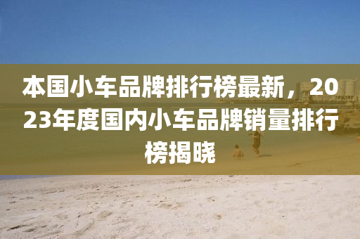 本國(guó)小車(chē)品牌排行榜最新，2023年度國(guó)內(nèi)小車(chē)品牌銷(xiāo)量排行榜揭曉液壓動(dòng)力機(jī)械,元件制造