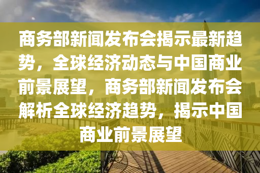 商務(wù)部新聞發(fā)布會揭示最新趨勢，全球經(jīng)濟動態(tài)與中國商業(yè)前景展望，商務(wù)部新聞發(fā)布會解析全球經(jīng)濟趨勢，揭示中國商業(yè)前景展望