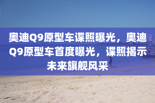 奧迪Q9原型車諜照曝光，奧迪Q9原型車首度曝光，諜照揭示未來旗艦風(fēng)采液壓動力機械,元件制造