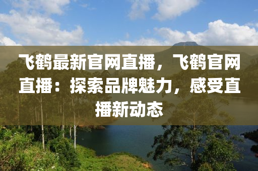 飛鶴最新官網(wǎng)直播，飛鶴官網(wǎng)直播：探索品牌魅力，感受直播新動態(tài)