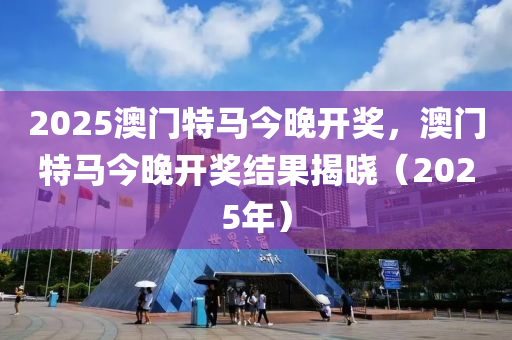 2025澳門特馬今晚開獎，澳門特馬今晚開獎結(jié)液壓動力機械,元件制造果揭曉（2025年）