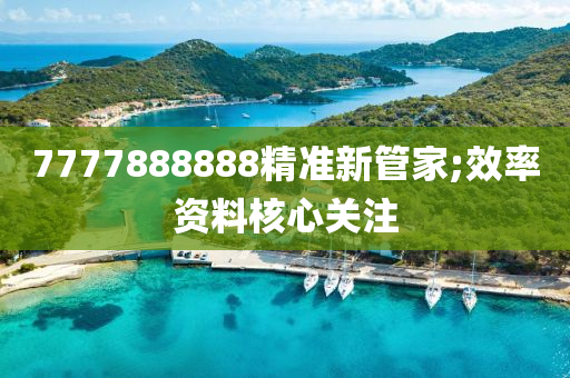 7777888888精準(zhǔn)新管家;效率資料核心關(guān)注