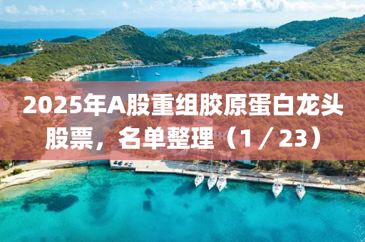 2025年A股重組膠原蛋白龍頭股票，名單整理（1／23）液壓動(dòng)力機(jī)械,元件制造